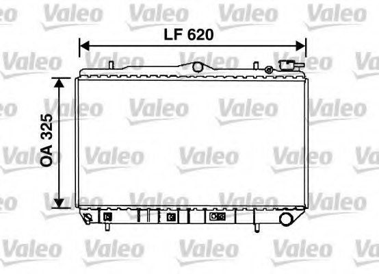 VALEO 731158 Radiator, engine cooling